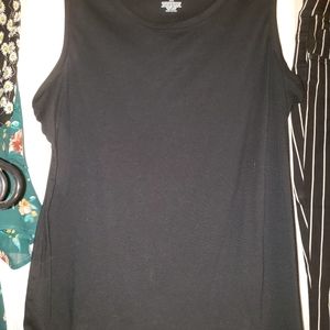 Lane Bryant Crew Neck Tank Top, Black (sz.22/24)